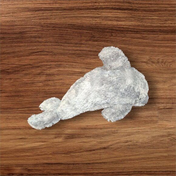 Aurora Plush Dolphin Stuffed Animal Toy gray  ocean sea  10" - Picture 3 of 10
